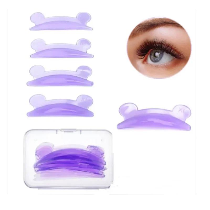 4/5/7 Pairs Eyelash Perm Silicone Pad Eyelash Perm Assistant Tools 3D Lashes Curler Applicator Tools Lash Supplies Women Gift