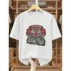 European sizes Men'S T-Shirt 100% with Chopper Motorcycle And Cross Graphic Print Comfortable Casual Short-Sleeved T-Shirt for Summer