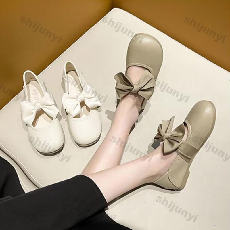 Fashion Women's Loafers 2025 New Spring Summer Soft Sole Fashion Bow-knot Slip on Mary Jane Shoes Lightweight Comfortable Casual Flats