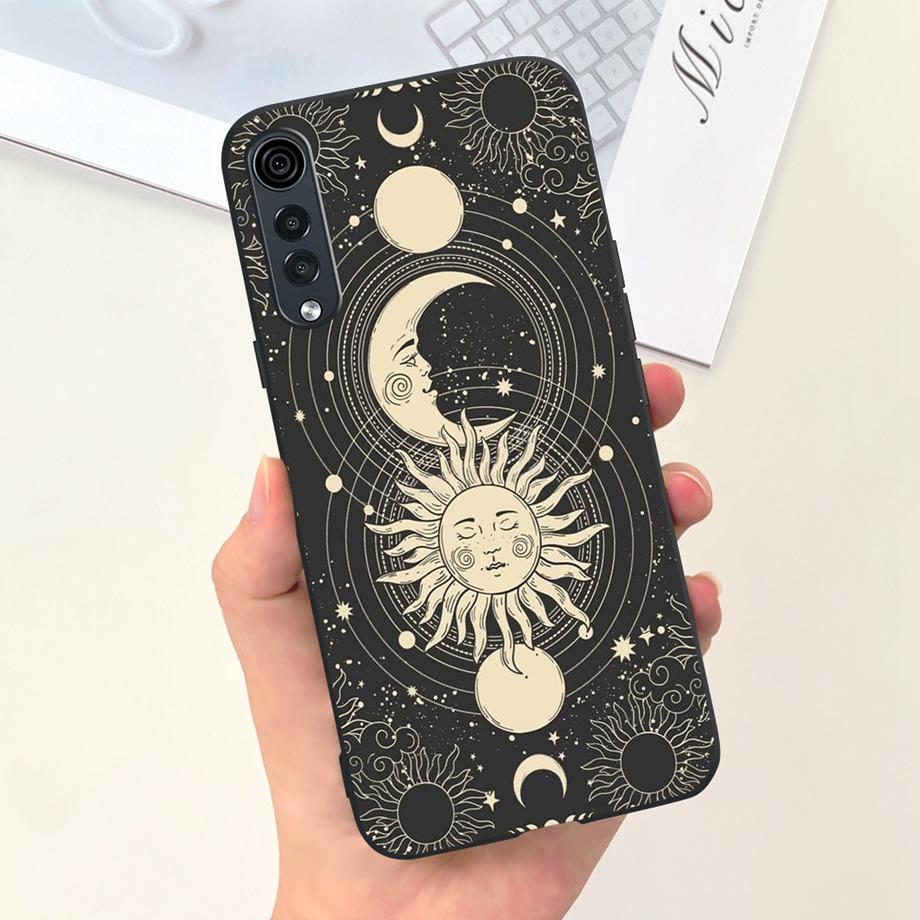 For LG Velvet 5G Case LG Velvet 4G Back Cover Liquid Silicone Bumper Shell On LGVelvet LM-G900N Coque Fashion Design Pattern Bag