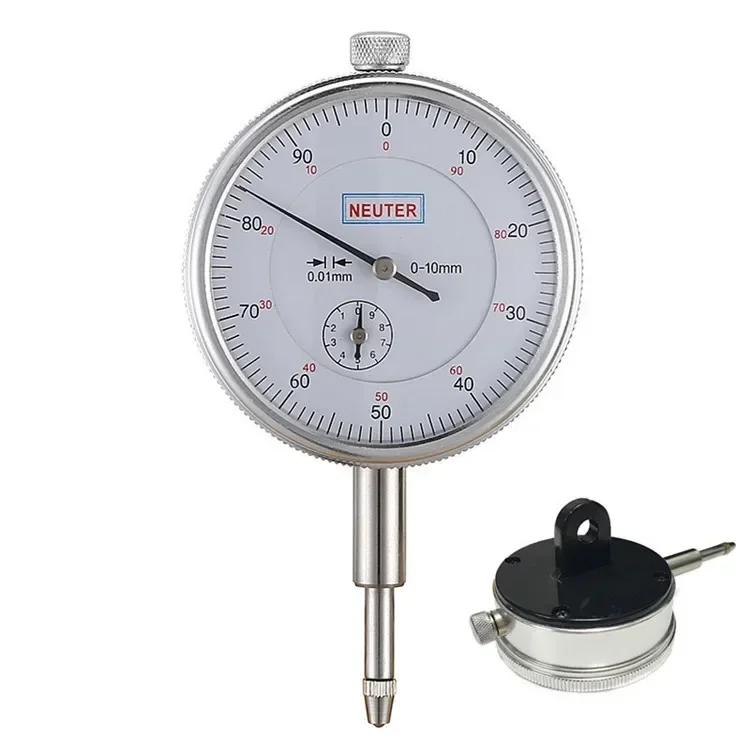 0-10mm/0.01mm Mechaniczny czujnik zegarowy Wskaźnik zegarowy z występem pomiarowym Precyzyjny przyrząd pomiarowy Percentymetr