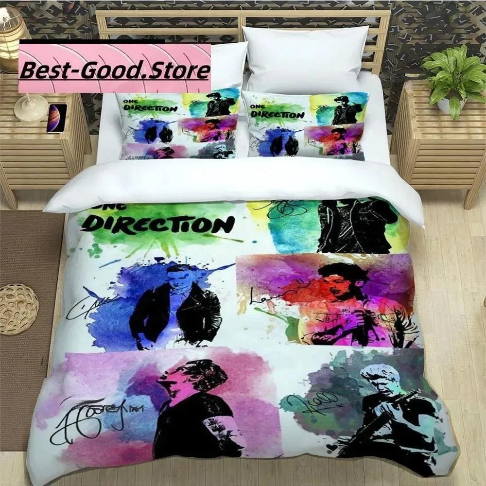 O-ONE Musikband D-Direction Bettwäsche-Set Bettwäsche-Set mit Kissenbezug Bettdeckenbezug Weich Einzel Doppel Queen Super King Größe