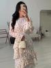 2025 Elegant Women's Soft Spring Long Sleeve Dress