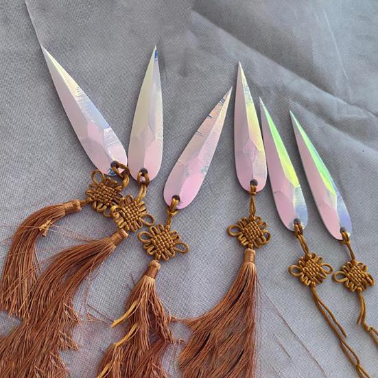 3Pcs Cosplay Dart Anime Role-playing Prop Dart with Tassels Girl Idol Troupe Cosplay Prop Gift for Anime Fans Costume Party Dress-up