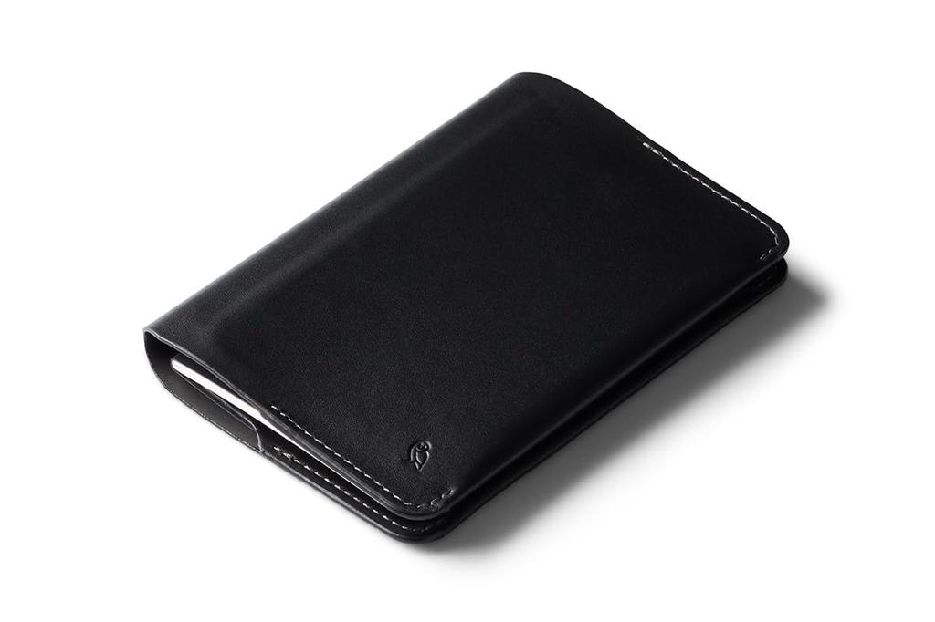 Bellroy Notebook Cover, A6 Leather Notebook Cover - Black