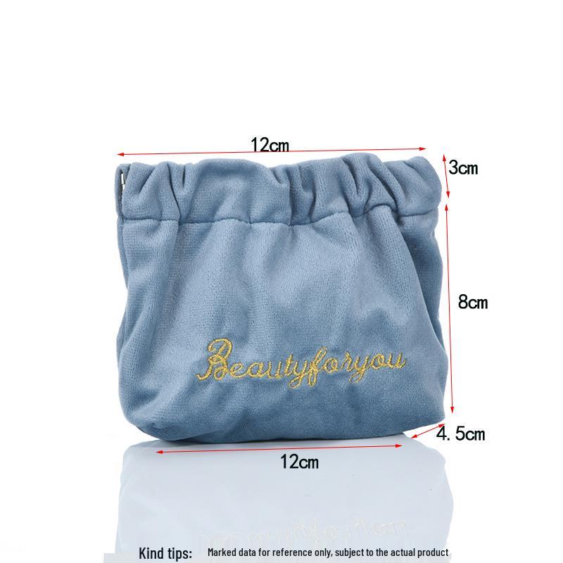 Velvet Makeup Bag Set: High-Capacity, Four-Piece Luxury Cosmetics Storage