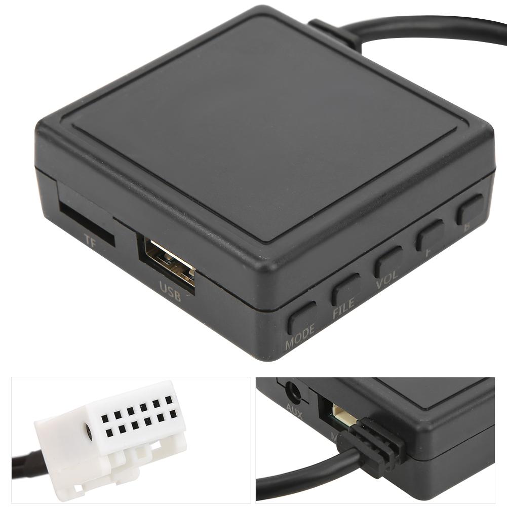 12Pin Bluetooth AUX Module Wireless Handsfree Microphone Fit for Peugeot C2 C4 307 308