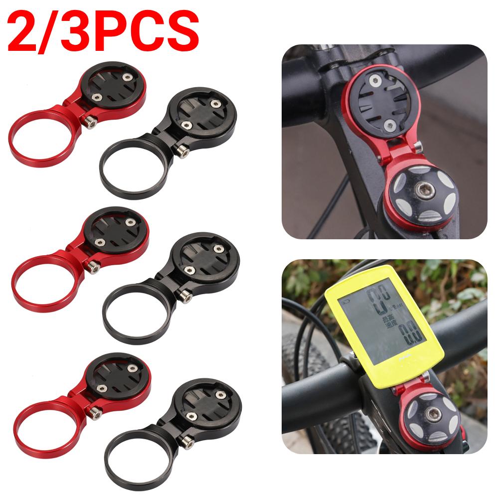 2/3pc Adjustable Road Bicycle Computer Stem Mount Holder Stopwatch Speedometer Support Stand for Garmin Bryton Cateye MTB Access