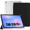 Coque Pour Samsung Galaxy Tab S10 FE Plus Avec Porte-Stylet, Protection Antichoc Coin Renforcé Noir