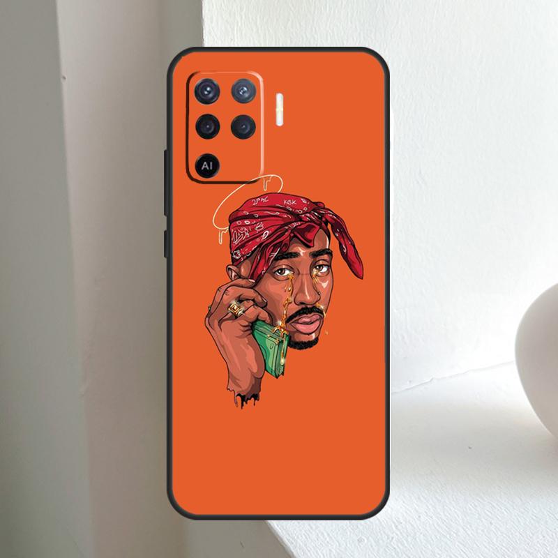 Rapper 2pac Singer Tupac For OPPO A78 A98 A18 A38 A58 A5 A6 Pro A15 A17 A57 A16 A76 A96 A54 A74 A94 A40 A60 A80 Case