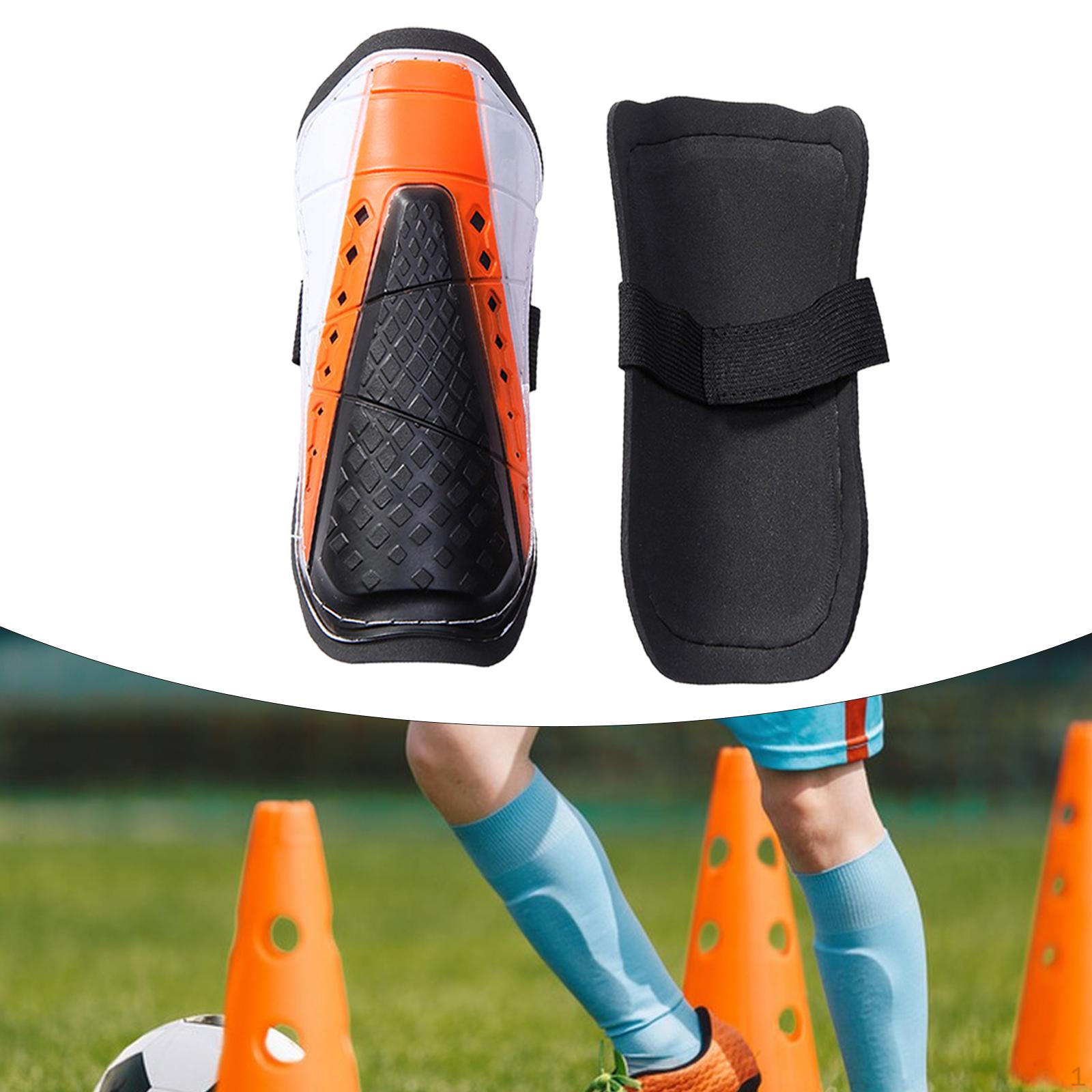 

Футбольные щитки для голени Защитное снаряжение для голени Щитки для ног Легкие для Orange 20 cm