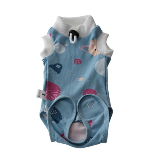 

Костюм для кастрации домашних животных, высокоэластичная застежка-лента, фиксированная пряжка с рисунком в виде мультфильма, регулируемая для домашних животных M