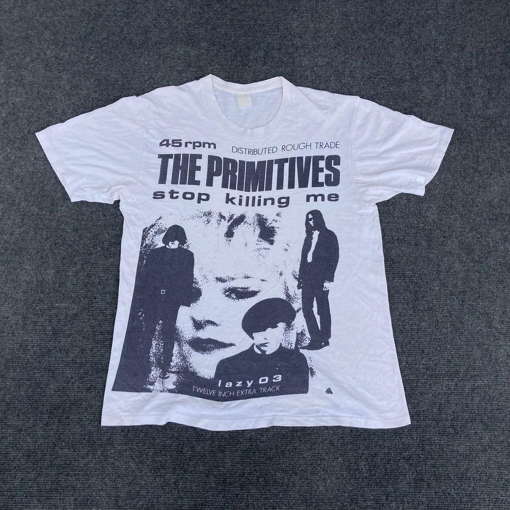 Vintage THE PRIMITIVES Stop Killing Me 80s Tour Promo Original T Shirt