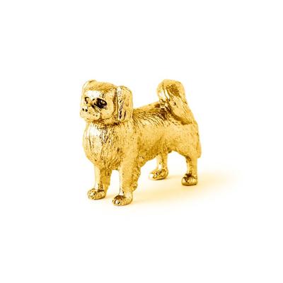 Tibetan Spaniel 22ct Gold Plated Made In England Art Dog Figure Collection
