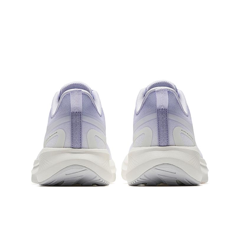 Anta Online Hydrogen Running Shoes Women Sneakers Pure-White Light-Purple 922525540-3