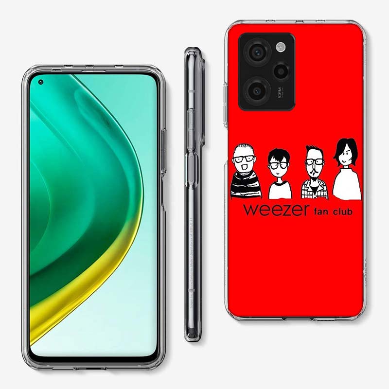 Band W-Weezer Cover Phone Case For Xiaomi Poco M8 M7 M6 M4 M3 X7 X6 X4 Pro F7 Ultra M5S Mi 14 14T 15 15T 12T 10T Pro 12S 12 11 L