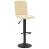 Bar Stool Set 2 Pcs Cream Velvet