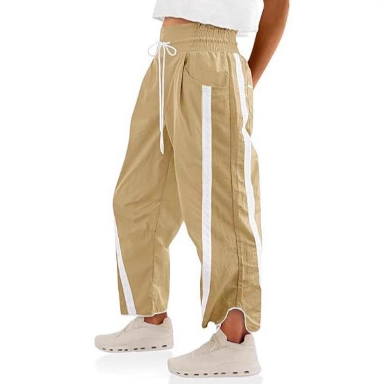 Women Jogger Pants with Side Stripes Drawstring Waist Multi Colors Casual Sporty Sweatpants