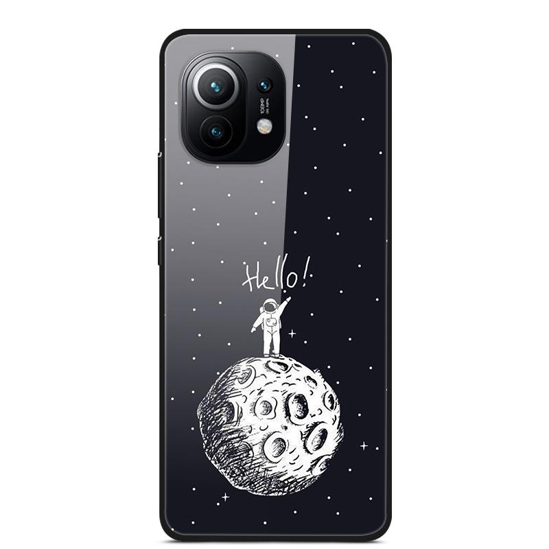 Luxury Cover Case for Xiaomi mi 11 Tempered Glass Cover for Xiaomi mi 11 Lite 5G NE Phone Case for Xiaomi Mi 11 mi11 Lite Coque