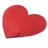 3D Red Love Shape Hanging Ornaments Decorative Card for Wedding Birthday Holiday