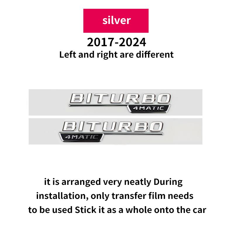 Suitable for GLB CLASS X247 GLB35 GLB200d GLB250 AMG 4MATIC Tail Glossy Black Silver