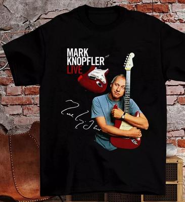 NEW MARK KNOPFLER Signature Gift For Fan Black All Size T-Shirt Unisex T-Shirt