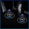 LED Car Door Welcome Lights Laser Projector Wireless Car HD Courtesy Lamp Caps For Opel Astra H G J Insignia Mokka Zafira Corsa Vectra B C D
