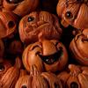 16 Pieces Miniature Pumpkin Figurines Decorative Halloween Garden Adornments Resin for Desk Outdoor Garden Home Party
