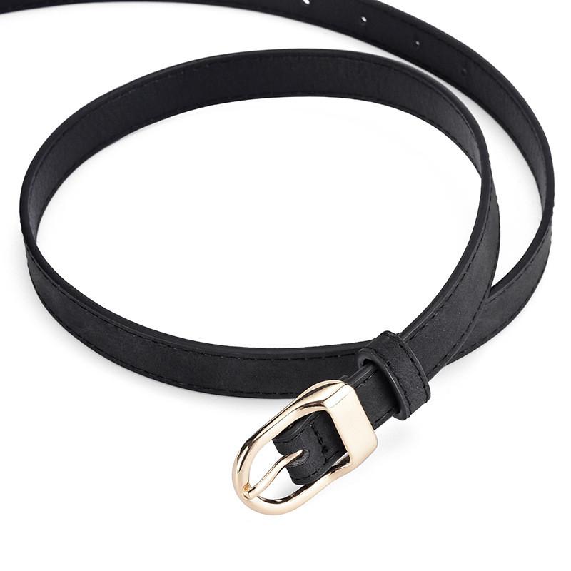 Elegant Versatile Pu Leather Belt For Women Perfect For Dresses And Casual Outfits