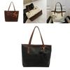 Fashion Solid Color Large Capacity Women Casual Tote Bag With Pendant For Casual Daily Use