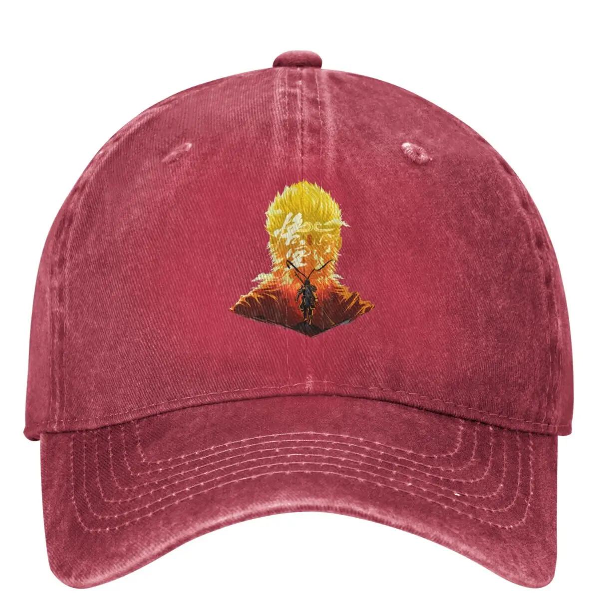 The Monkey King Black Myth Wukong Sun Wukong Denim Baseball Cap Hiking Hip Hop Hats Summer Unisex Women Sun Visors Snapback Cap as picture