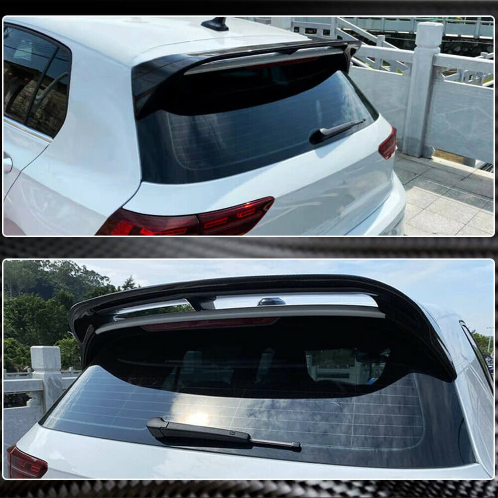 Spoiler V1 (for GTI/R EU 2019-2024, Carbon) for Volkswagen Golf 8