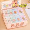5Pcs Art Supplies Durable Students Eraser Learning Tools Creative Simple Stylish Painting Eraser Cartoon Cute Capybara Eraser