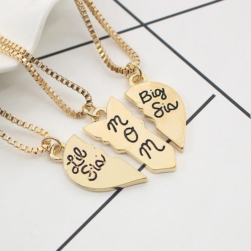 3pcs/set Love Necklace Mother Daughters Children Birthday Family Special Gifts 3pcs/set Love Necklace Mother Daughters Children Birthday Family Special Gifts