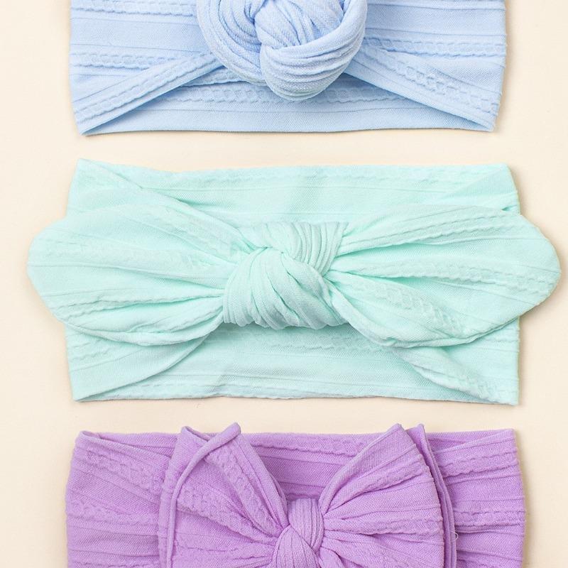 New children's headband, baby soft bow flower headscarf, cute princess hair accessories baby hair accessories