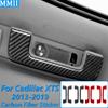 For Cadillac XTS 2013-2019 Carbon Fiber Roof Handle Handrail Panel Decorative Cover Car Accessories Interior Decoration Sticker