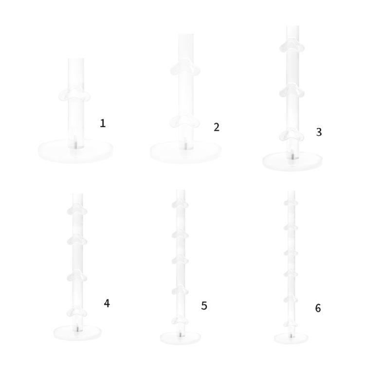 Elegant Acrylic Eyeglass Display Shelf Eyeglass Storage Solution Multilayered Display Organizers for Home or Store Use
