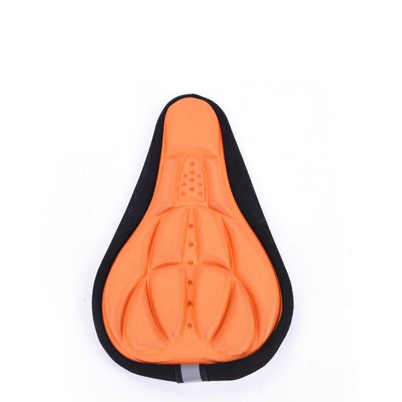 Bike Cycling Saddle Thickened Extra Comfort Bicycle Seat Silicone 3D Gel Pad Bicycle Cushion Cover Mountain Bike Seat