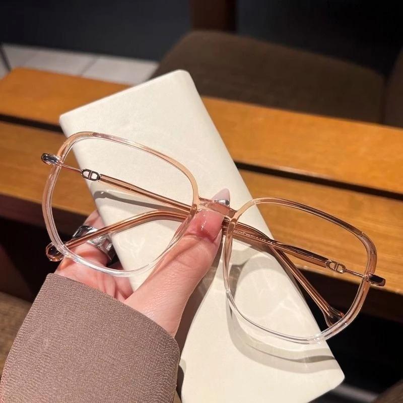 Starry Glitter Frame Myopia Glasses Women'S Ins Style Minus Diopter Eyeglasses Short Sight Glasses For Men Diopter 0 To -4.0