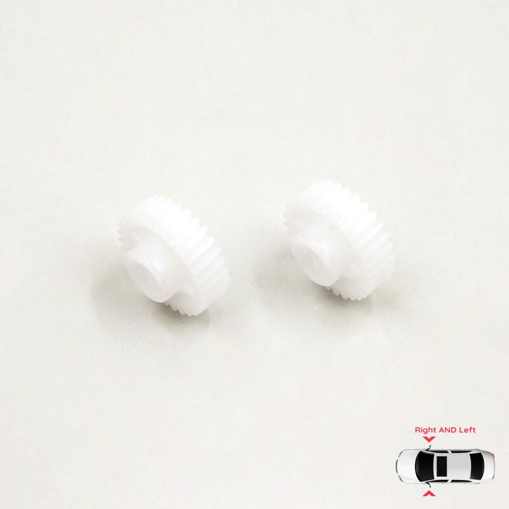 BGE590-1 Lot de 2 engrenages de réparation de moteur de pliage de rétroviseur latéral électrique 30 dents pour Hyundai i30 i20 i10