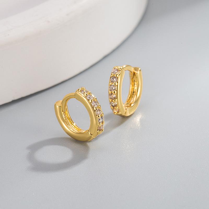 Manșete Elegante pentru Urechi cu Diamante Placate cu Aur de 18K pentru Bărbați și Femei