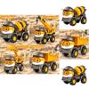 Three Squirrels Engine Construction Vehicle Toy With Inertia Control For Kids Play