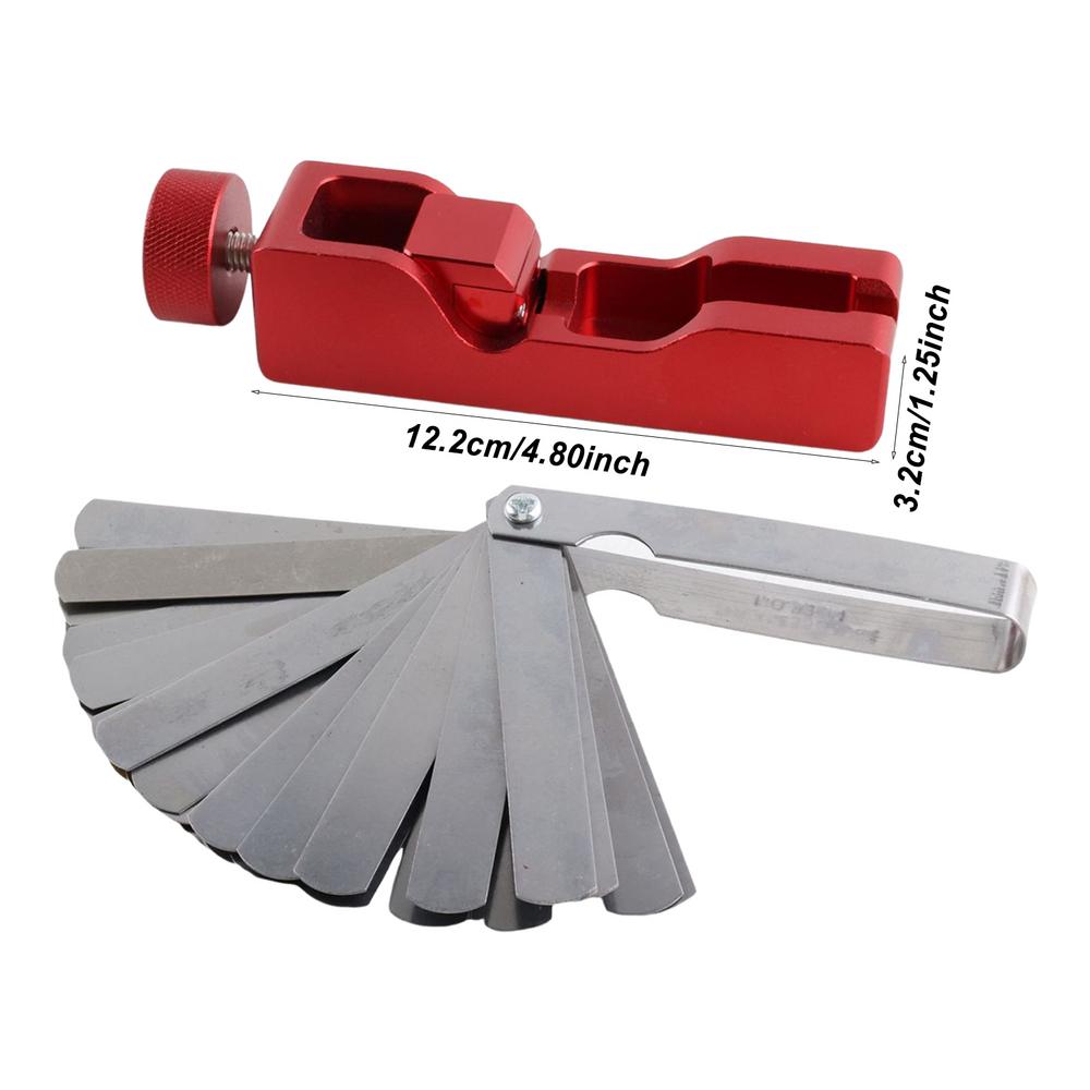 car Spark Plug Gap Tool with 32 Blade Steel Feeler Gauge For 10/12/14/16mm Spark Plugs Feeler Measuring Tool auto Repair tool