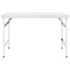 Table de travail pliable de cuisine 120x60x80 cm Inox