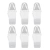 12PCS Plant Pots with Wicking System Transparent Double Layer Design Pots with Labels for Small Indoor Plants