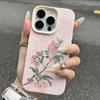 Phone Case For IPhone 17e 16e Air 17 16 15 14 Plus 13 12 11 Pro Max Soft Protective Elegant Chinese Ink Pink Blossom Soft Cover