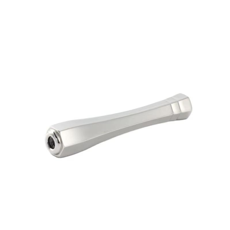 YAQI Flare Polished 316 Stainless Steel Men Safety Razor Handle Portable Travel Razor Handle Provide Comfortable Grip