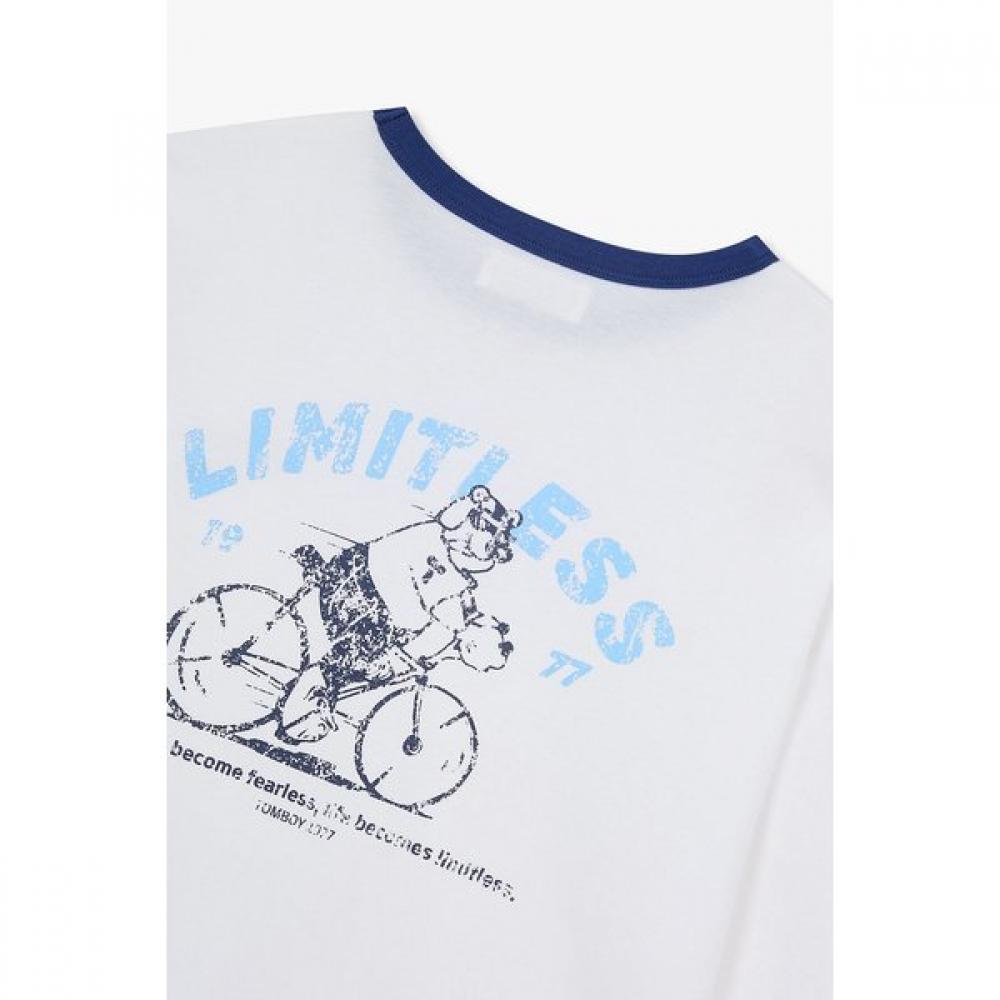 STudio Tomboy Reversible PrinT Ringer T shirT 9176222995