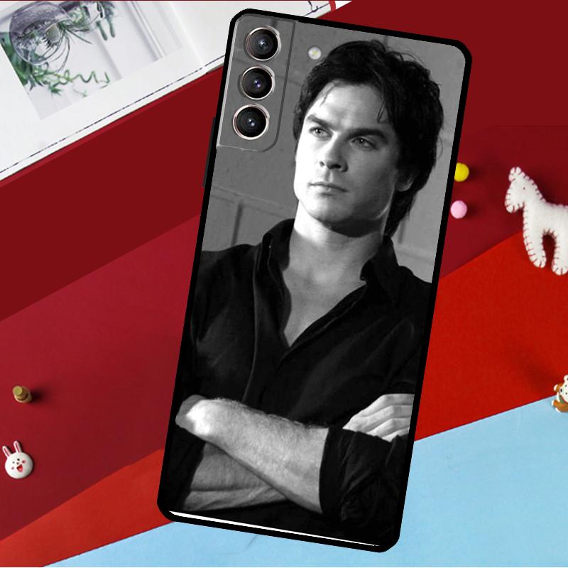 Damon Salvatore Vampire Diaries Funda For Samsung Galaxy S26 S25 S23 S22 S20 S24 Ultra S9 S10 Plus S21 FE S25 FE Phone Case