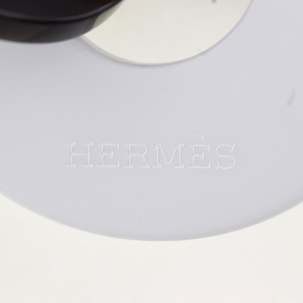 Hermes Lacquer Necklace Buffalo Horn 36g Women Used